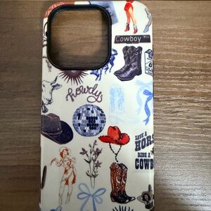 iPhone 15 Pro - Western-Themed Phone Case